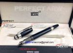 Perfect Replica AAA Montblanc StarWalker Black and Silver Rollerball Pen